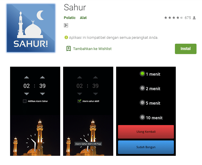 Gambar aplikasi untuk meningkatkan ibadah ramadhan