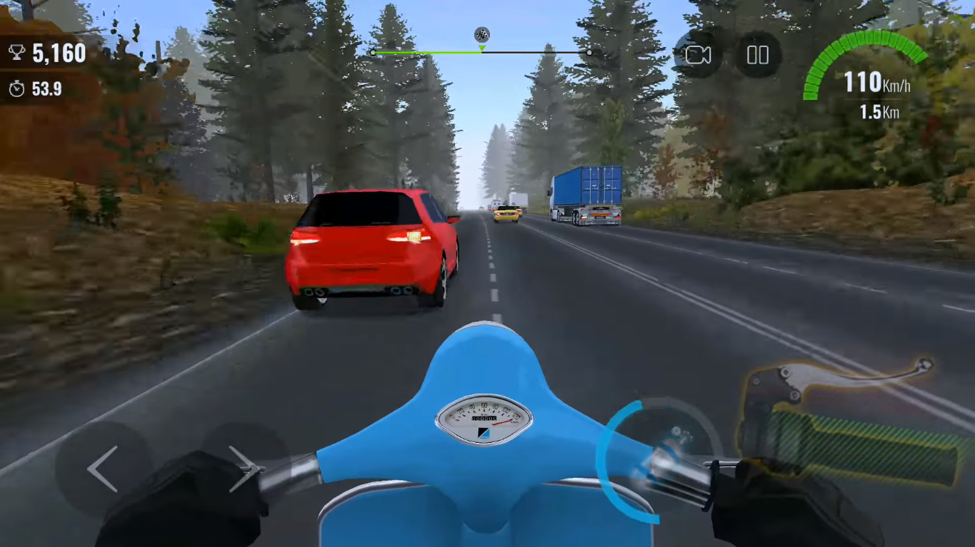 Gameplay Moto Traffic Race 2 : Multiplayer