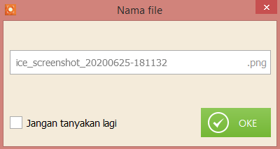 screenshot di laptop