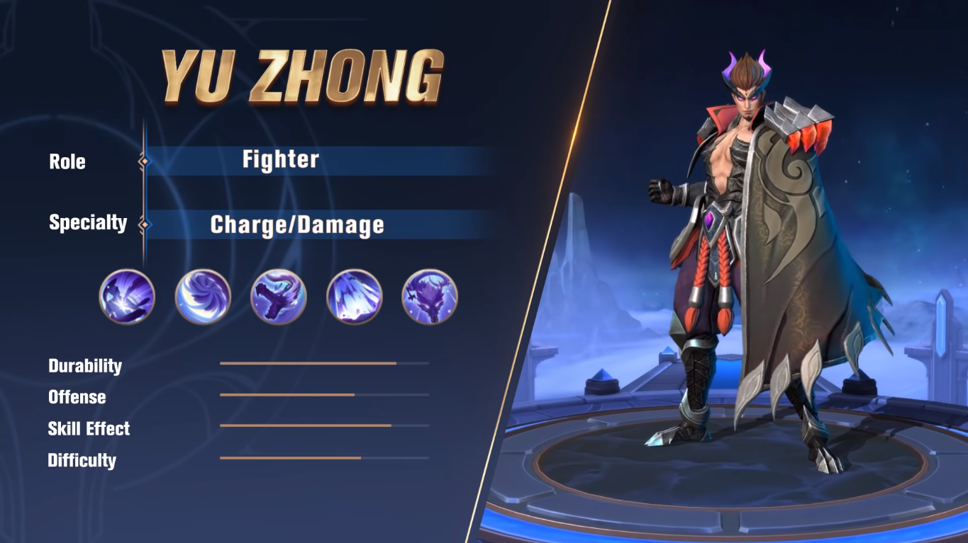 Hero Terbaru Yu Zhong Mobile Legends