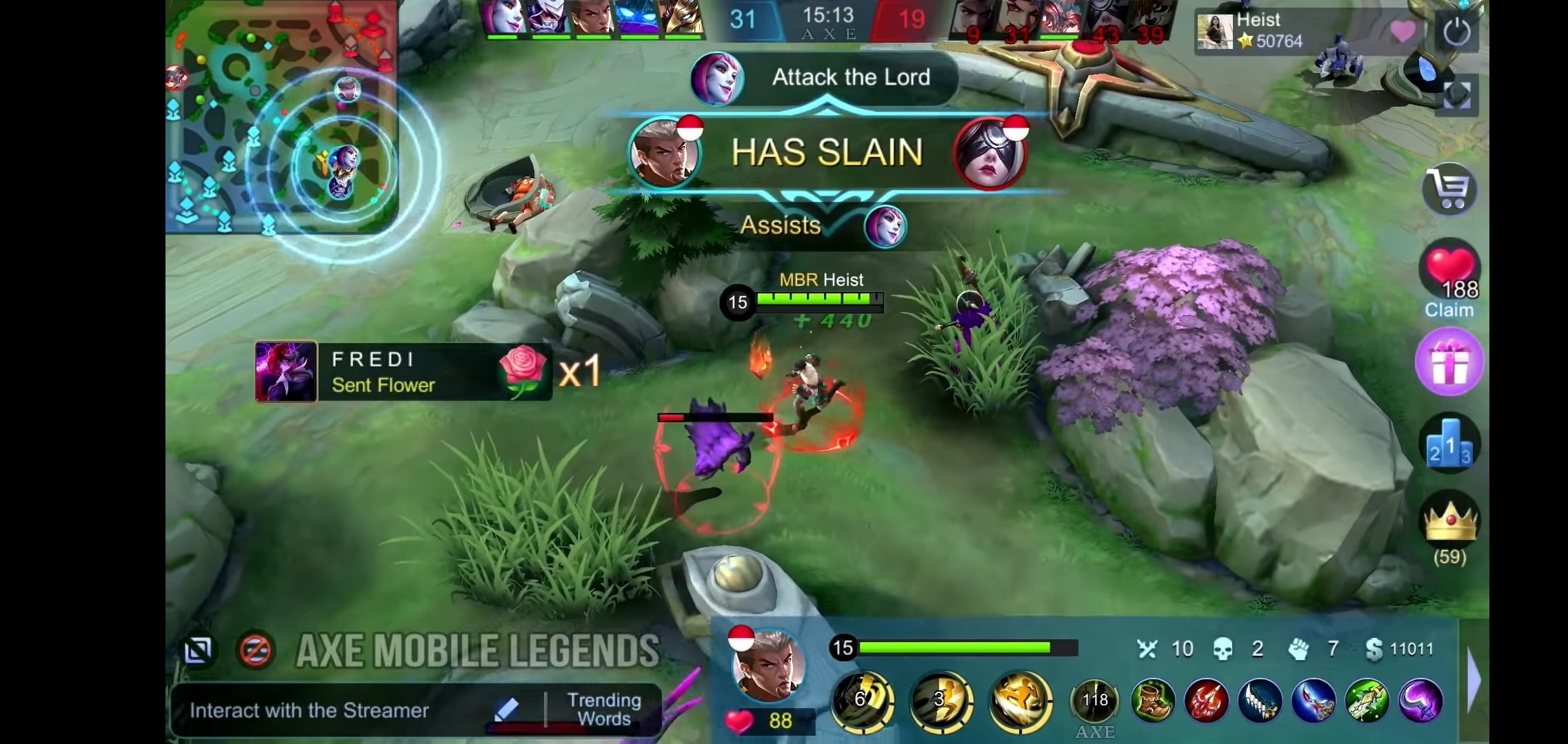 Build Chou Mobile Legends Terkuat