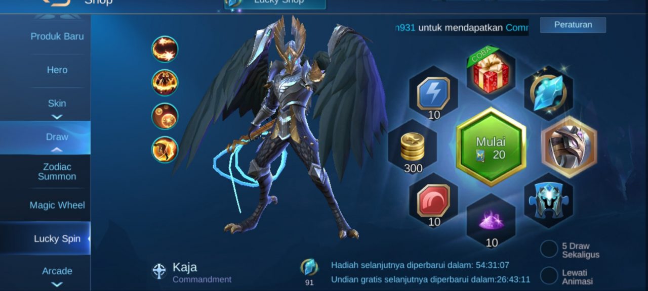 Manfaatkan Lucky Spin