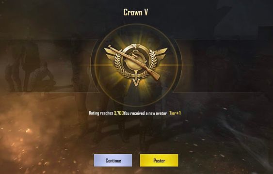 Urutan Rank PUBG Mobile