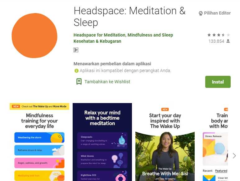 rekomendasi aplikasi meditasi