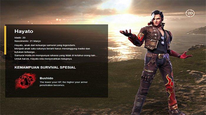 10 Karakter Free Fire Terbaik