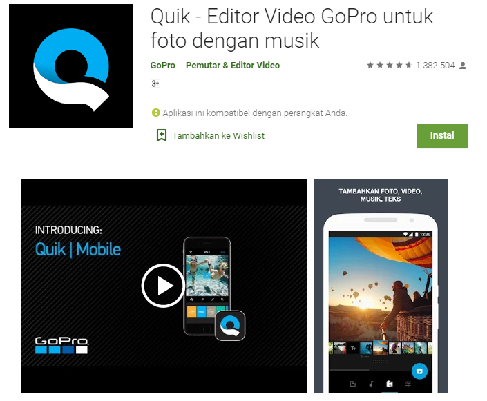 aplikasi quik edit video