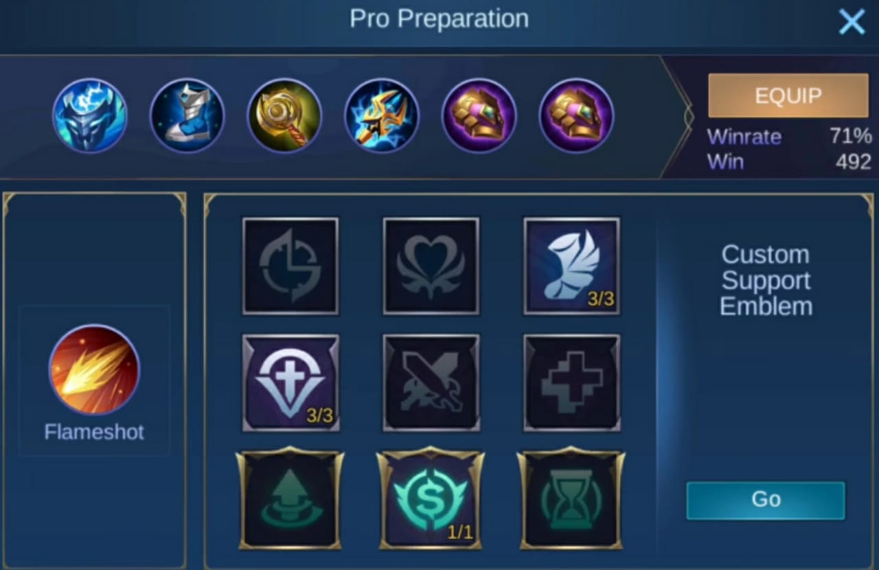 Build Rafaela Mobile Legends Terbaik