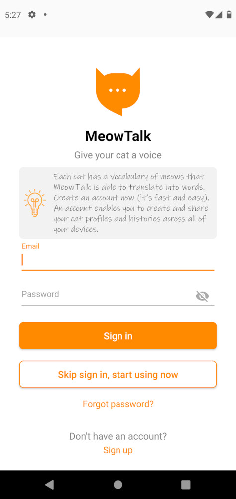 Aplikasi MeowTalk