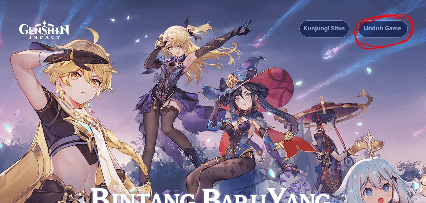 Cara Main Genshin Impact di PC