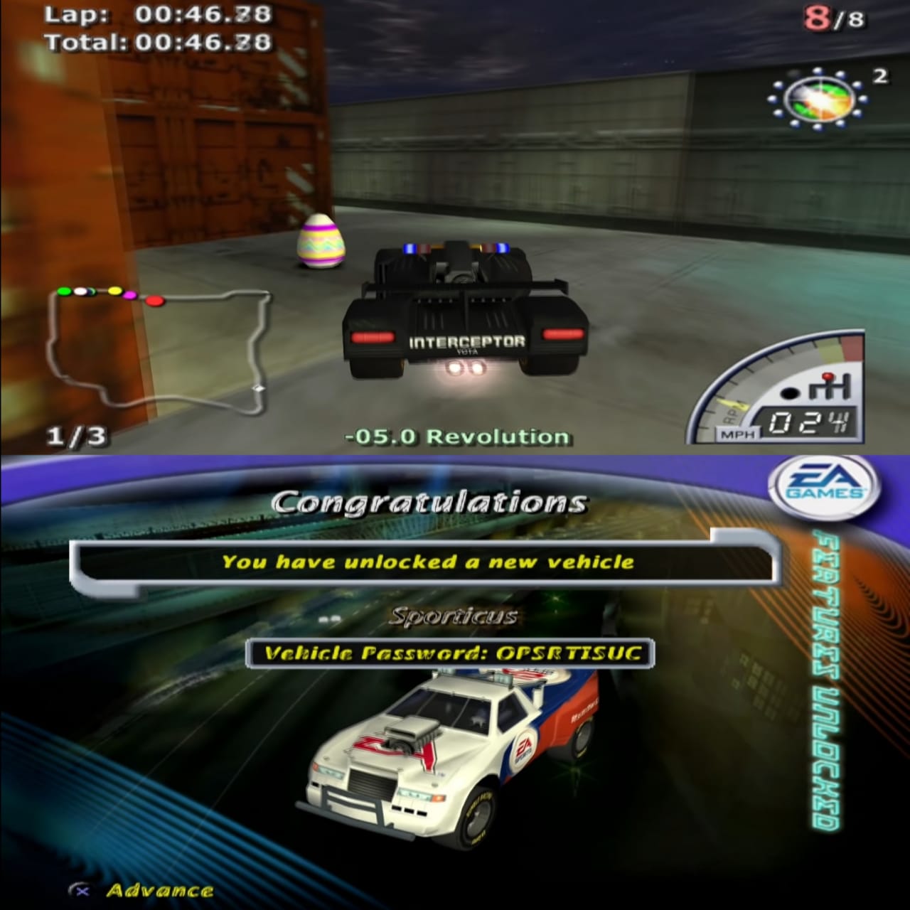 Easter Egg di Rumble Racing