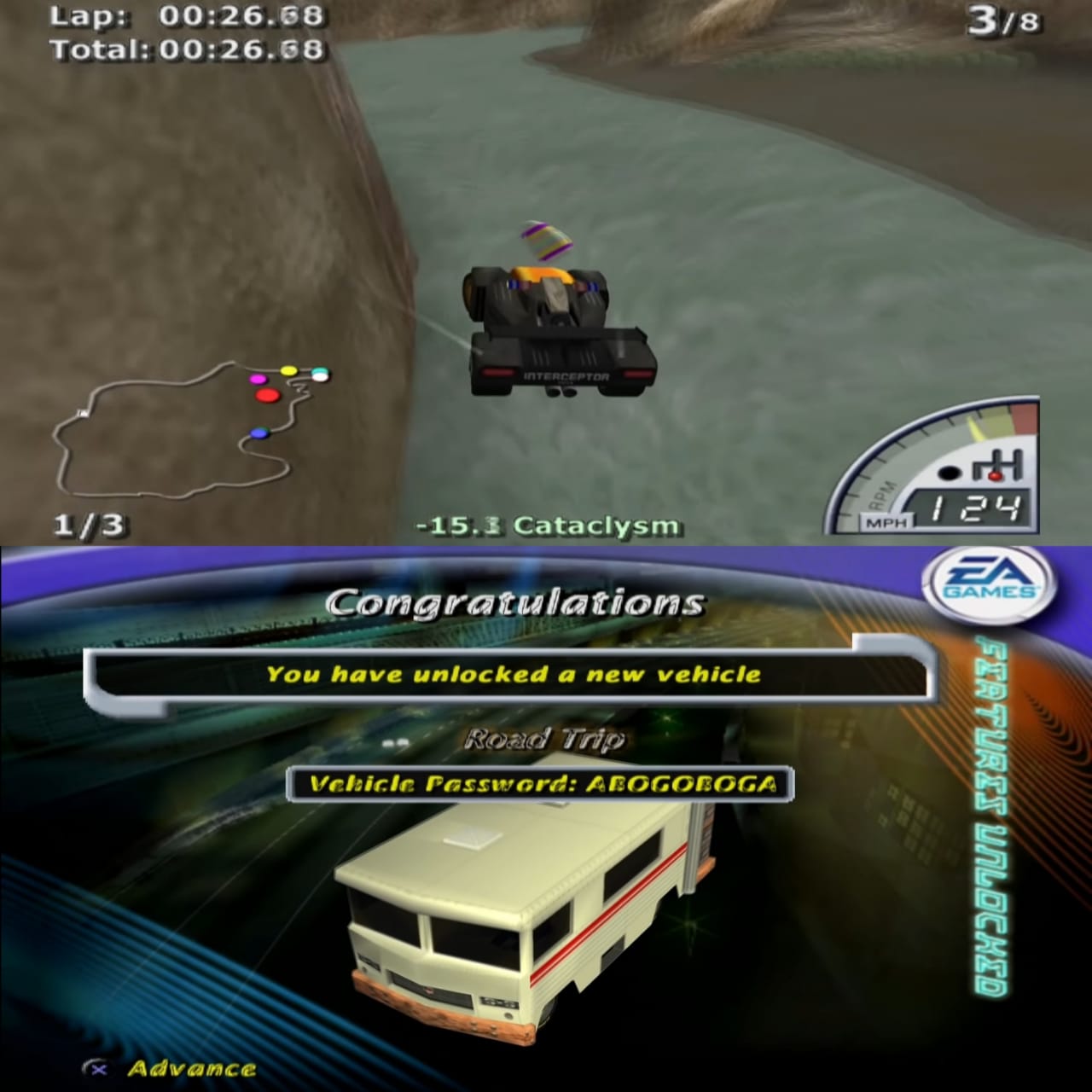 Letak dan Lokasi Telur Rumble Racing : Falls Down
