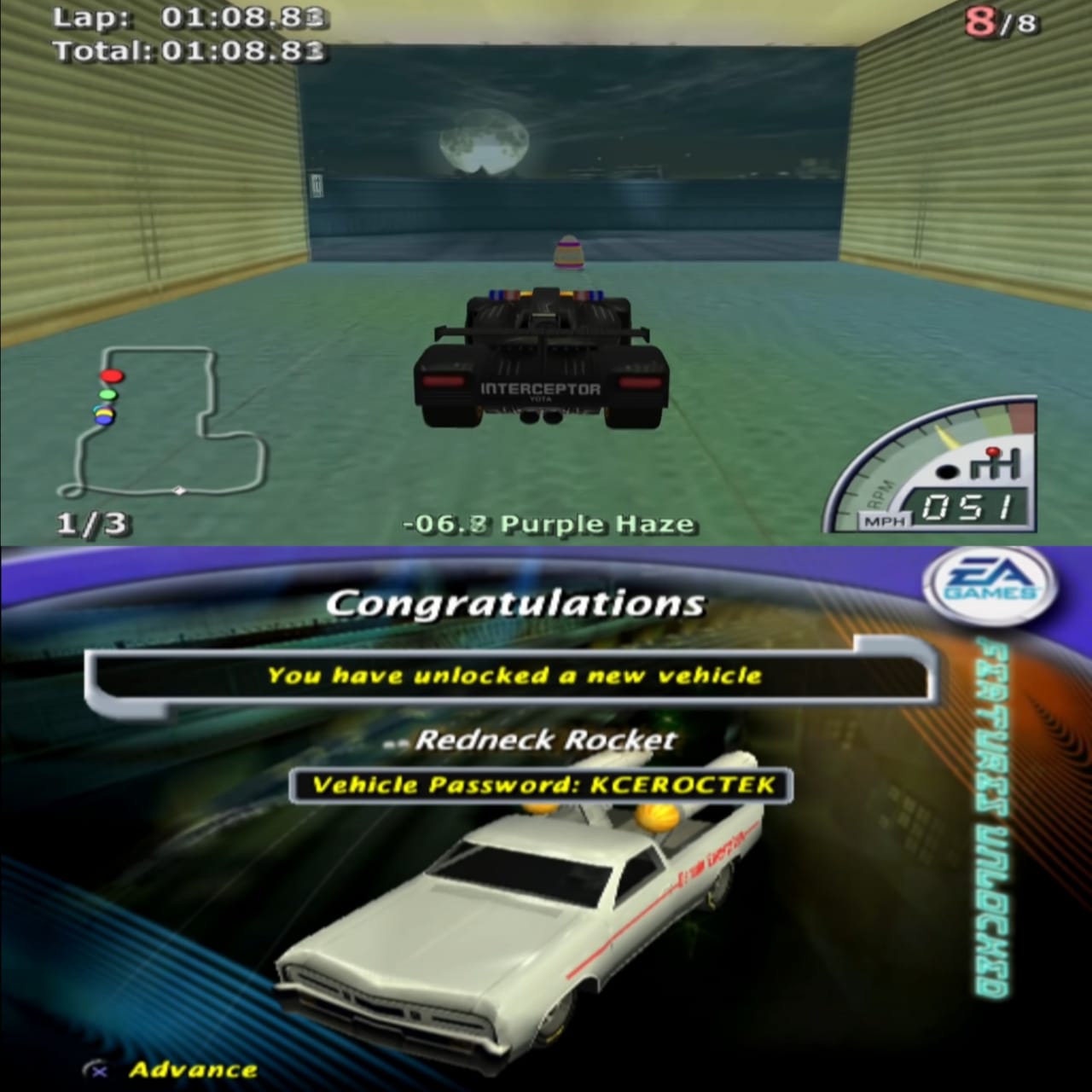 Letak dan Lokasi Telur Rumble Racing : Touch and Go