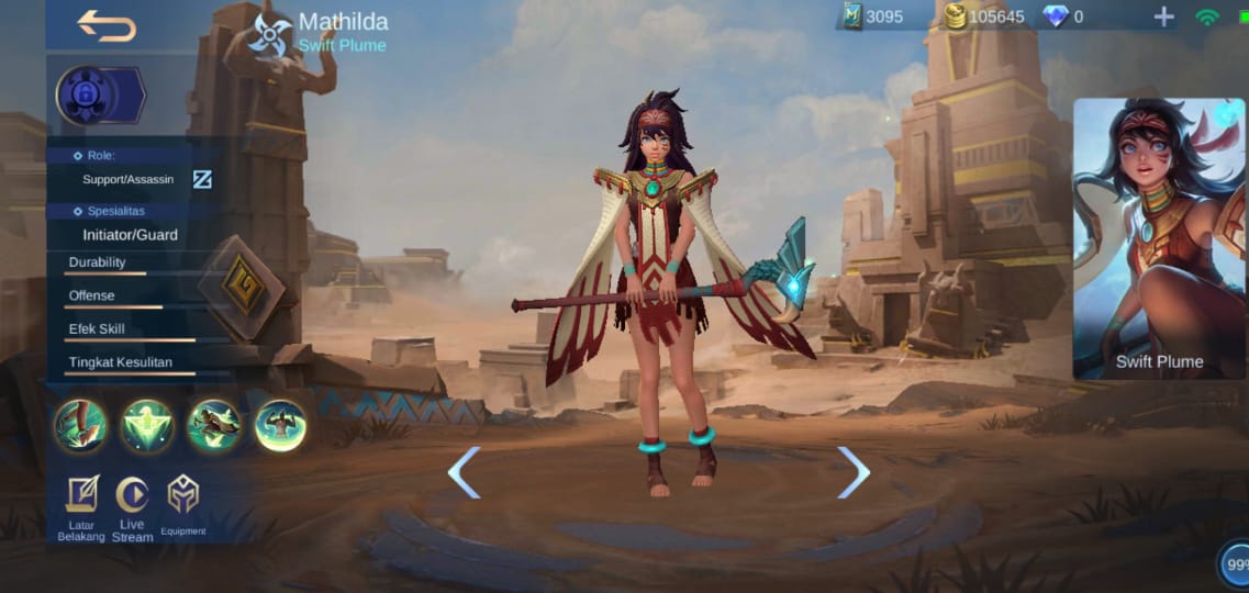 Build Mathilda Mobile Legends Tersakit