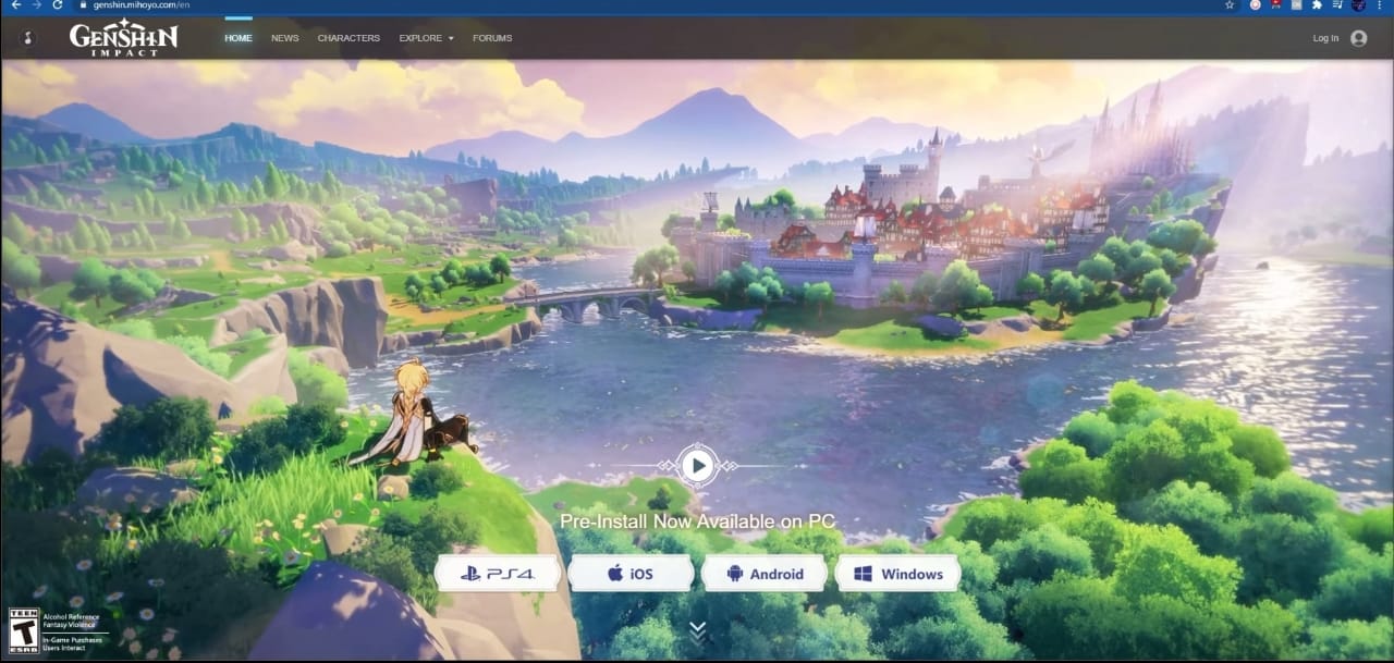 Cara Main Genshin Impact di PC