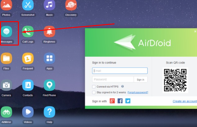 Cara Menggunakan AirDroid