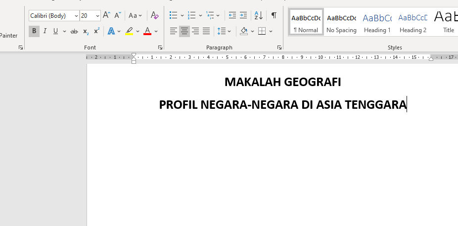 Cara Membuat Cover Page di Microsoft Word