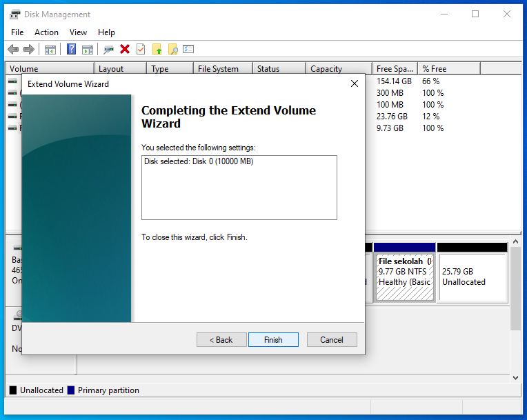 Cara partisi hardisk windows 10
