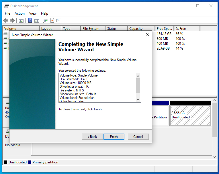 Cara partisi hardisk windows 10