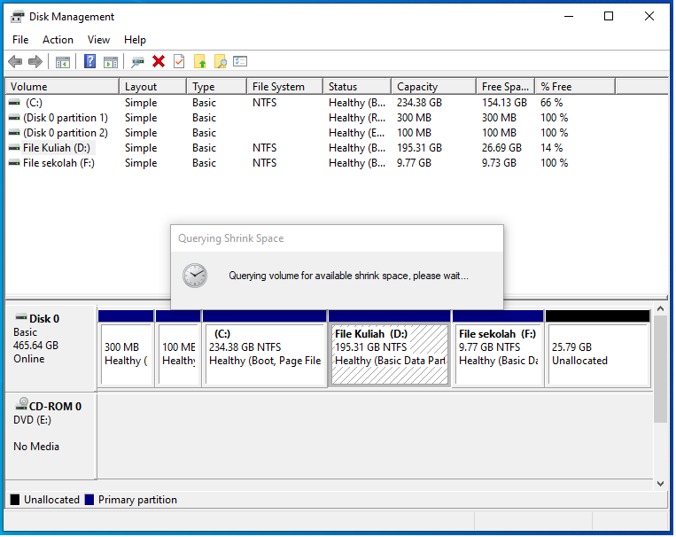 Cara partisi hardisk windows 10