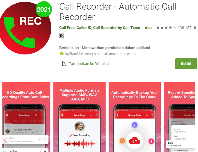 Aplikasi Perekam Panggilan WhatsApp