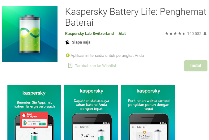 Aplikasi Penghemat Baterai Android