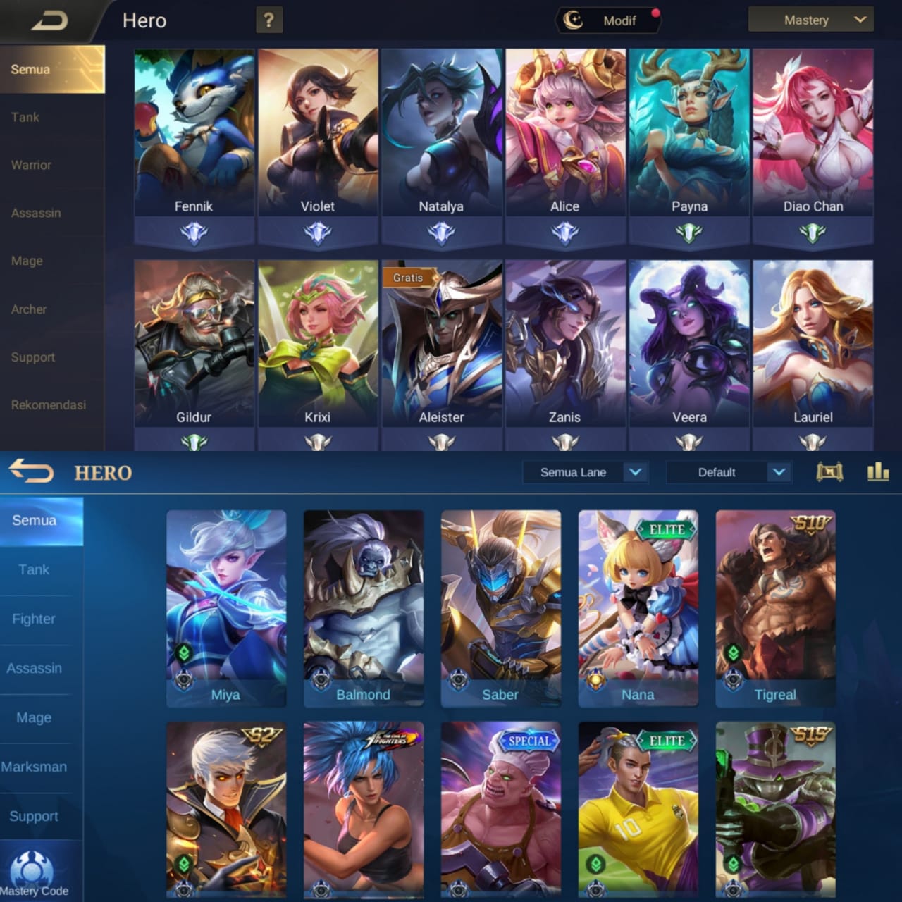 AOV (Arena of Valor) VS ML (Mobile Legends)