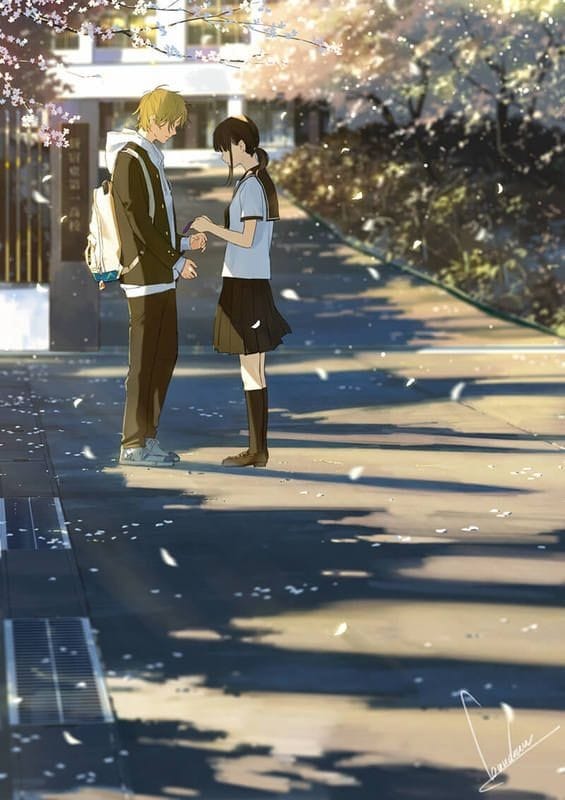 Wallpaper Anime Romantis