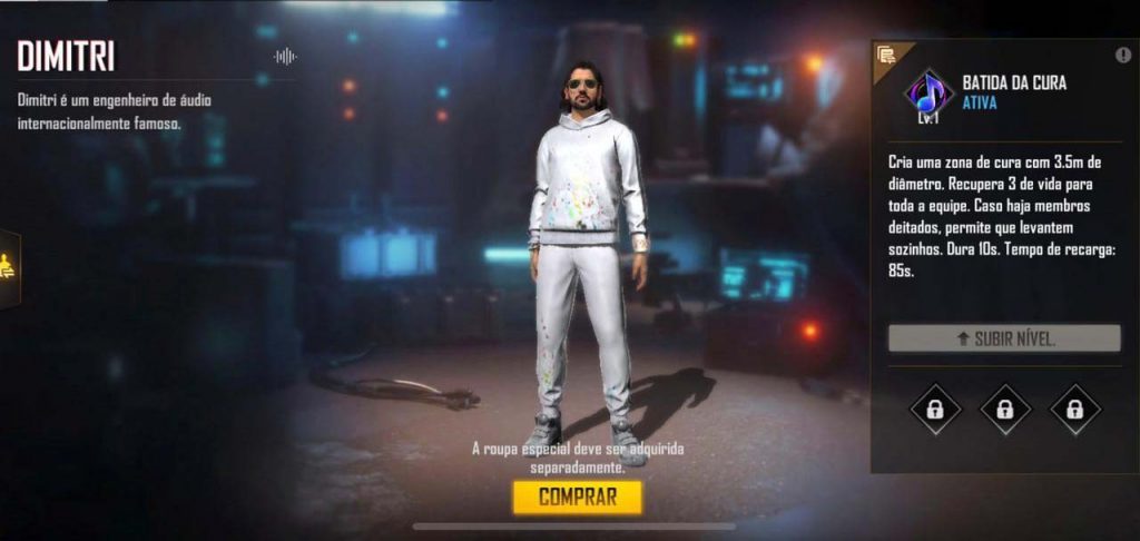 gambar karakter free fire Dimitri