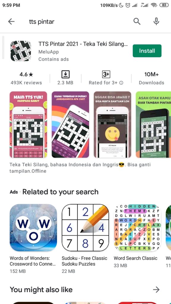 Kunci Jawaban TTS Pintar 2021 Terlengkap