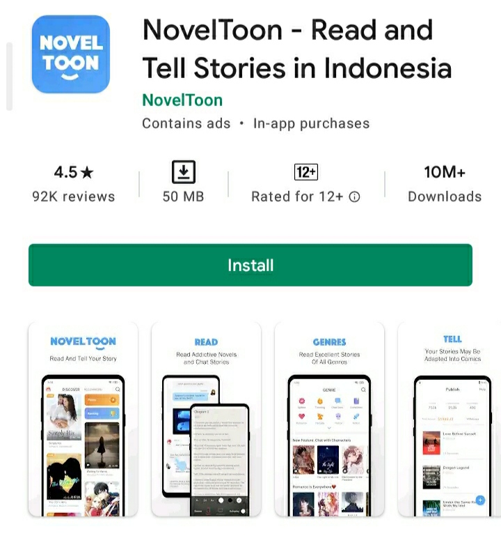 10 Aplikasi Baca Novel Gratis Terlengkap