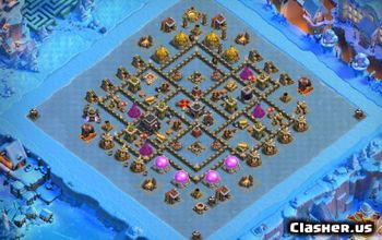 15 Rekomendasi Base TH 9 COC, Anti Tembus Tembus Club!