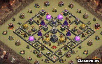 15 Rekomendasi Base TH 9 COC, Anti Tembus Tembus Club!