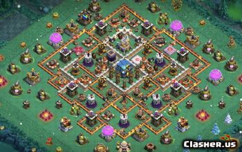 15 Rekomendasi Base TH 12 COC, Musuh Auto Surrender!