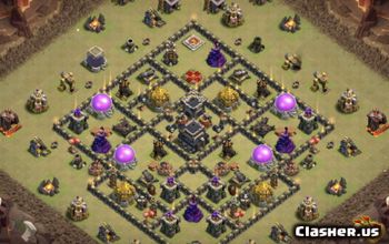 Base TH 9 COC, Anti Tembus Tembus Club!