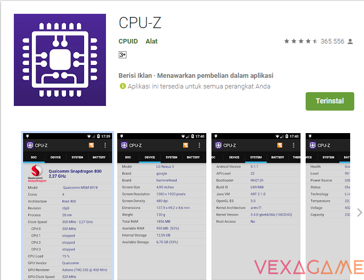 cpu z untuk cara install gta android