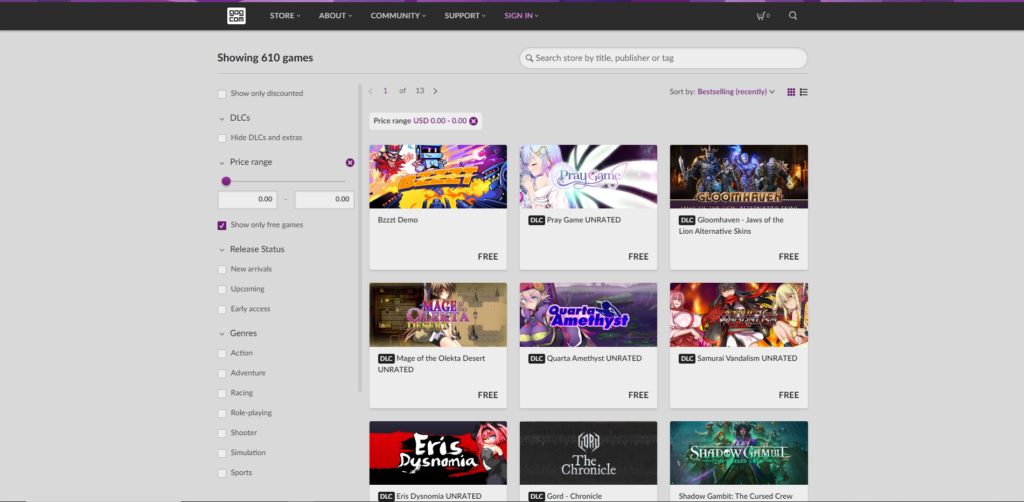 GOG (Good Old Games)